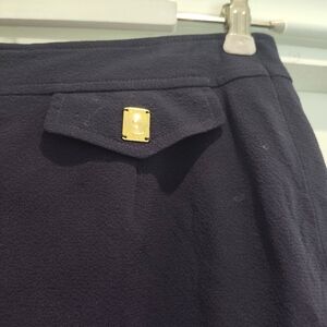 VTG ESCADA SKIRT Gold Hardware